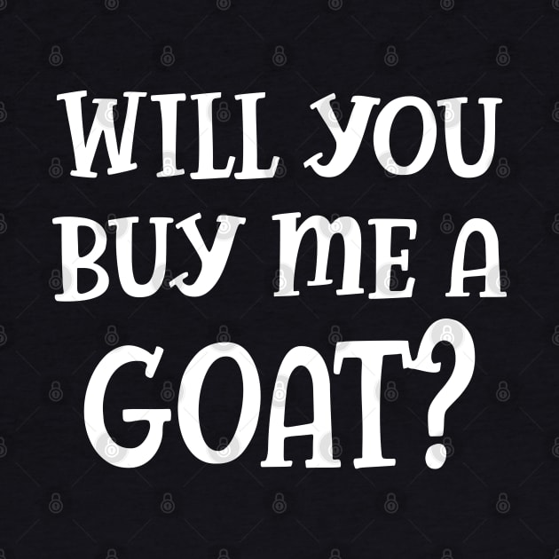 Goat - Will you buy a goat? by KC Happy Shop